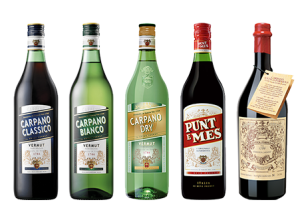 I cinque vermouth Carpano di F.lli Branca