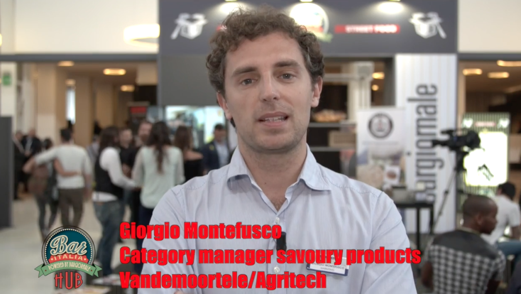 Giorgio Montefusco, category manager savoury products Vandemoortele/Agritech