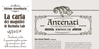 La cocktail list di Baritalia