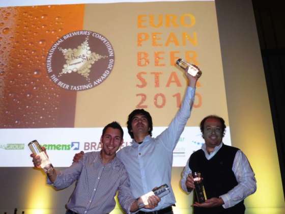 Emanuele Aimi, Giovanni Campari e Manuel Piccoli a European Beer Star 2010.