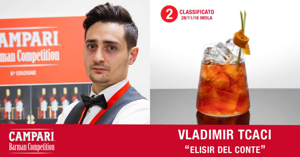 Cocktail Elisir del Conte di Vladimir Tcaci