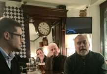 Presentazione del libro "Birre" al Matricola Irish Pub di Milano con Alessio Lana e l'autore Maurizio Maestrelli.