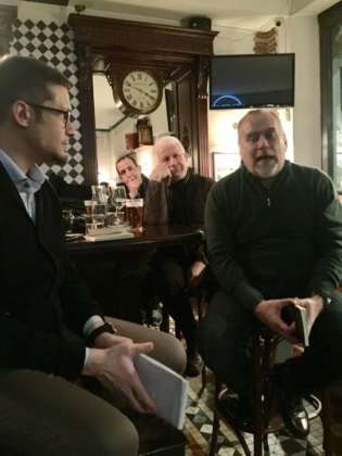 Presentazione del libro "Birre" al Matricola Irish Pub di Milano con Alessio Lana e l'autore Maurizio Maestrelli.