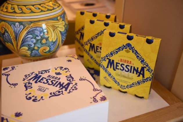 Colori solari e marini giallo-blu per le nuove confezioni Birra Messina