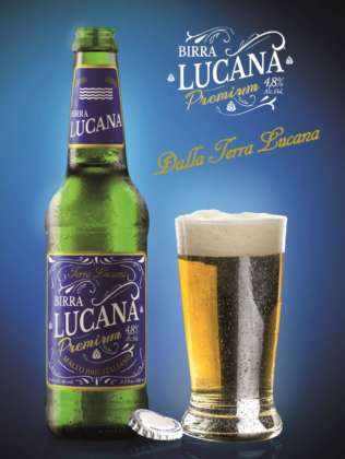 Birra Lucana Premium con bicchiere