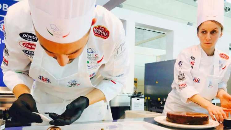 Chef al lavoro durante i Campionati Italiani di Cucina 2019