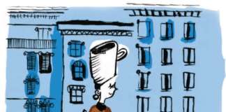 L'illustrazione che apre il capitolo Le città del caffè