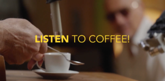 Un frame del filmato An Anthem for International Coffee Day