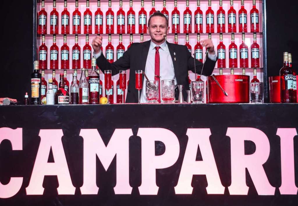 Corey Squarzoni Campari Barman Competition