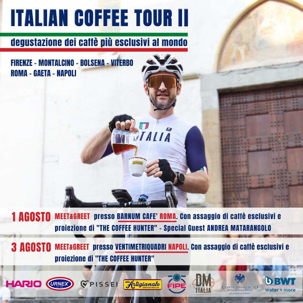 Al via il secondo Italian Coffee Tour di Francesco Sanapo