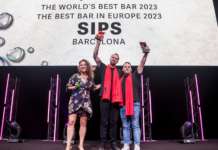 World’s 50 Best Bars Barcelona’s Sips is crowned No.1 in The World’s 50 Best Bars 2023, sponsored by Perrier, at a live awards ceremony in Singapore - 5MB