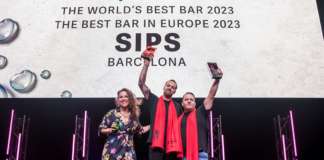World’s 50 Best Bars Barcelona’s Sips is crowned No.1 in The World’s 50 Best Bars 2023, sponsored by Perrier, at a live awards ceremony in Singapore - 5MB